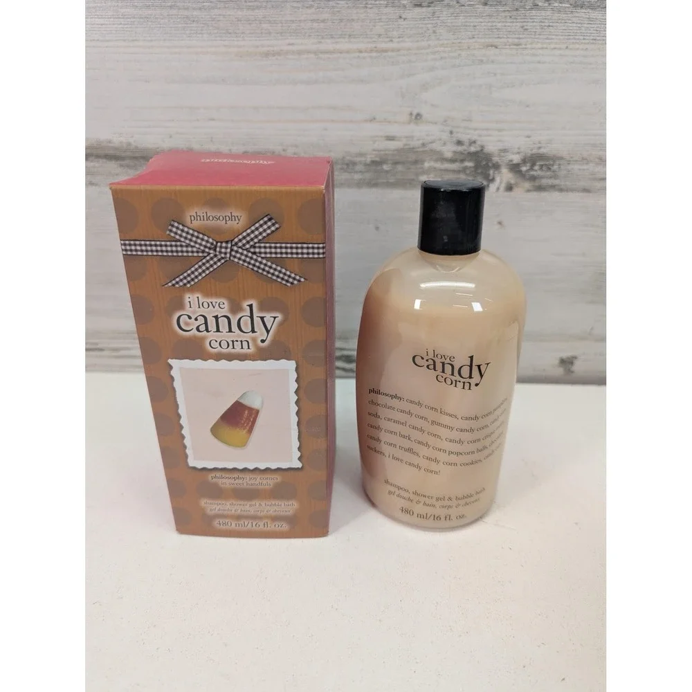 Philosophy I Love Candy Corn Shower Gel 16 Fl Oz Regular Brown Vanilla Vitamin E